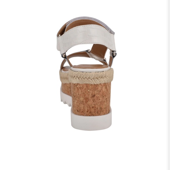 Marc Fisher LTD Gylian Platform Wedge Sandal - White - Picture 4 of 9